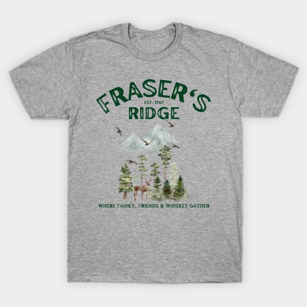 Fraser's Ridge Est 1767 T-Shirt by MalibuSun